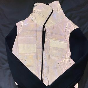 silver fashion nova reflective set